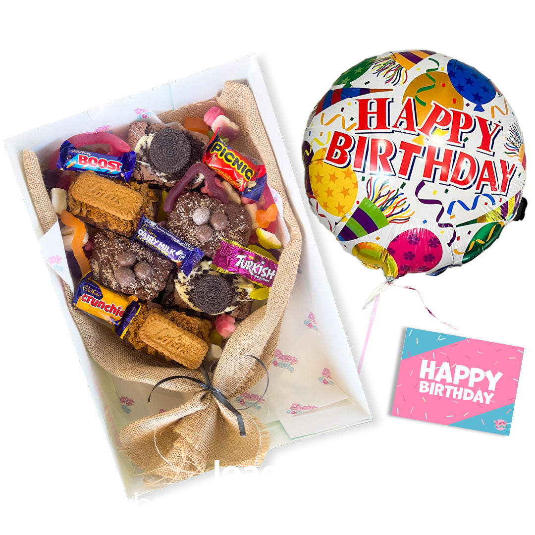 Happy Birthday Chevron newest Ultimate Brownie Gift