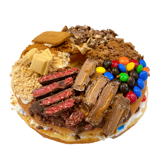 Assorted Chocolate Donut Cake