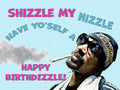 Shizzle My Nizzle birthday Card